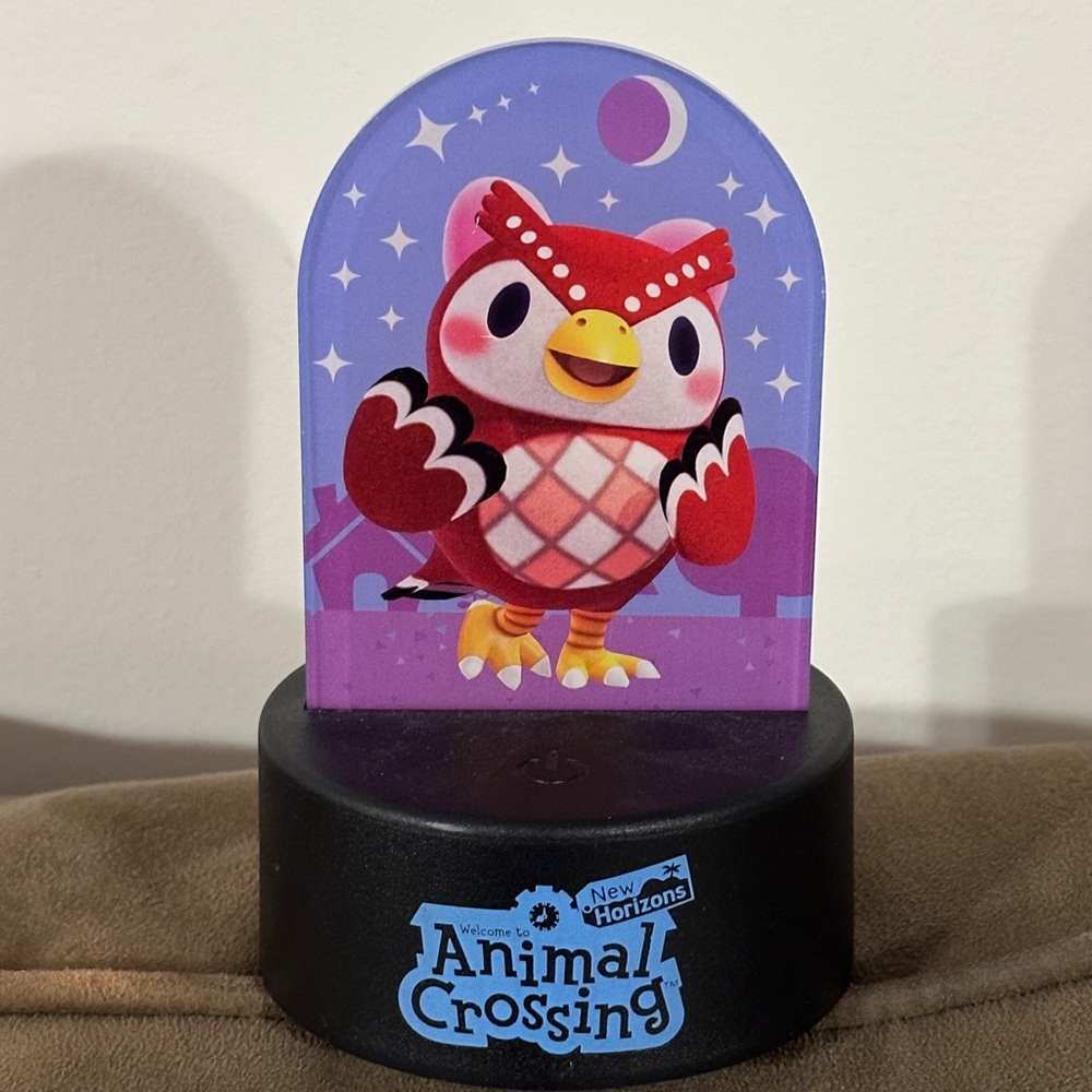 Hard to Find Animal Crossing LED Night Light Celeste collectible rechargeable